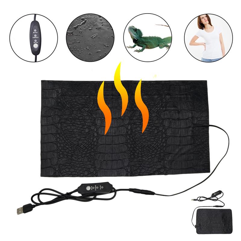 Reptile Heating Mat - USB Pet isıtma pedi teraryum sürüngen