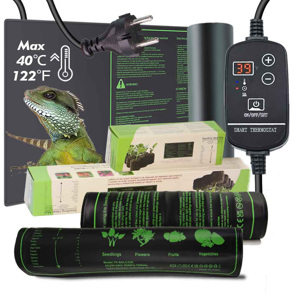Reptile Heating Mat - 7-100W bitkiler isıtma pedi 16 ℃