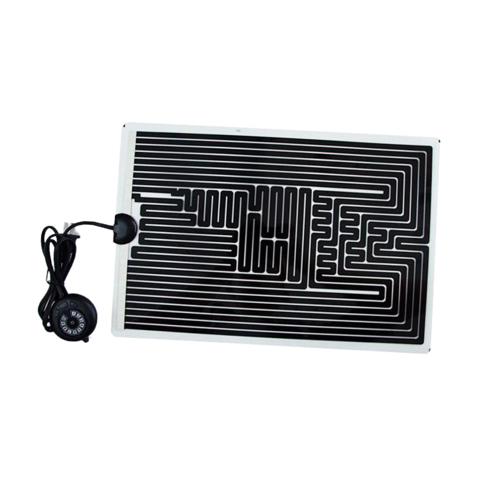 Reptile Heating Mat - Sürüngen Isıtma Pedi Taşınabilir Ayarlanabilir Sıcaklık