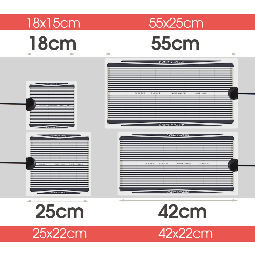 Kapalı Sıcak Isıtma Mat Ayarla - Reptile Heating Mat incelemesi ve fiyatı