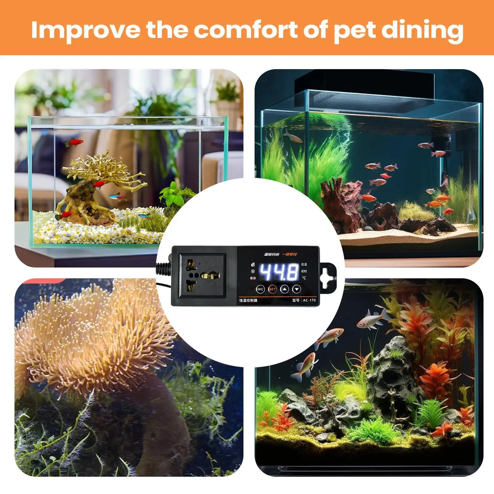 Sürüngen Tankı için termostat  - Pet Supplies In Uk incelemesi ve fiyatı