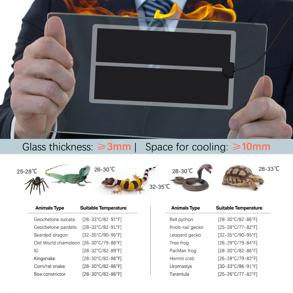 45W-5W 2/4/6H Zamanlayıcılı Ev - Reptile Heating Mat incelemesi ve fiyatı