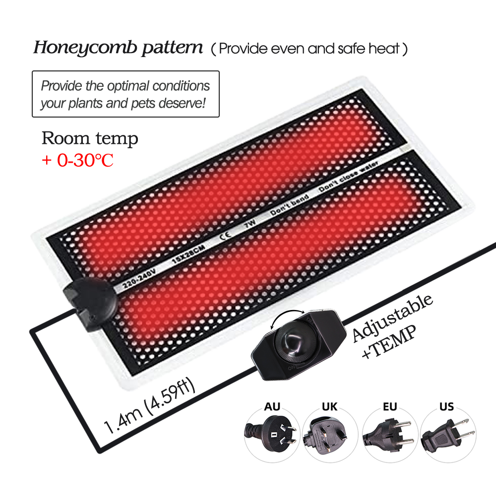 Kaplumbağa yılanlar kertenkele - Reptile Heating Mat incelemesi ve fiyatı